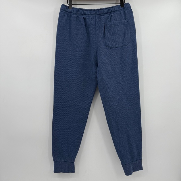 US Polo Assn Joggers Men Medium Blue Fleece Sweatpants Pony Elastic Drawstring - Picture 5 of 12